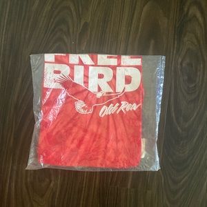 Old Row merch tie-dye tank top in original packaging